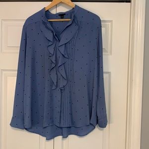 EUC Ann Taylor XL Long Sleeve Blouse
